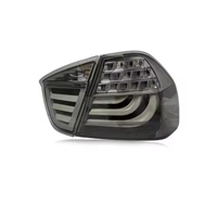 Feux arrière modifiés GTS OLED Dragon Scale pour BMW Série 3 E90 berline 2005-2008, signal séquentiel fumé noir IP67