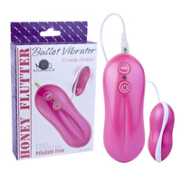 Honey Flutter Mini Bullet Vibrator ABS Soft-Touch-Beschichtung 10 Modi Wasserdicht Fernbedienung Geräuscharm Vaginaler Persönlicher Massager