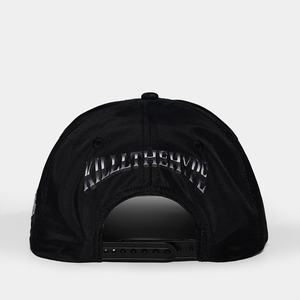 Casquettes Snapback personnalisées OEM à 5 panneaux avec logo sérigraphié, mélange nylon/coton, broderie structurée, visière incurvée - Product Image 6