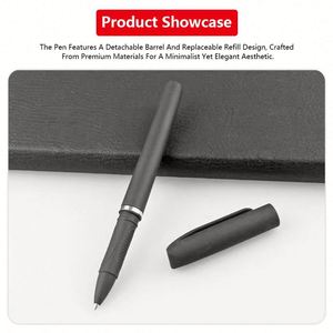 Stylo à bille en plastique de 0,5 mm avec logo imprimé UV personnalisé, encre noire, stylo publicitaire promotionnel original - Product Image 6