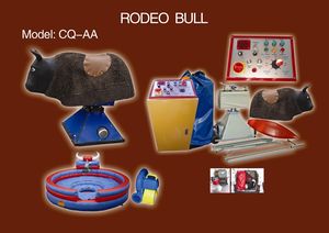 Venta caliente inflable <span class=keywords><strong>Toro</strong></span> máquina inflable jinete de toros de rodeo - Product Image 4