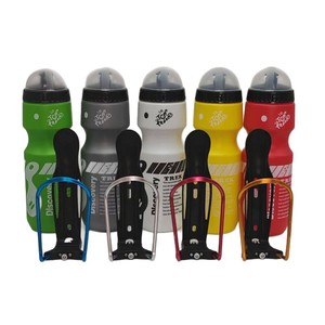 Trek <b>Water</b> <b>Bottle</b> Set <b>750Ml</b> Alloy Cage Lightweight Cycling <b>Bottles</b> With Silk Screen Printing - Product Image 1