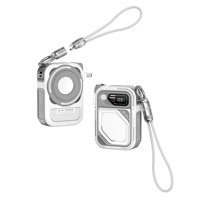 Cargador Portátil Magnético Inalámbrico de 10000mAh y 22.5W con Carga Rápida, Cable Integrado, Pantalla LED, Enchufe y Cordón 2 en 1