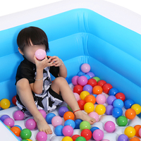 Piscine gonflable portative extérieure rectangulaire écologique de partie de l'eau de PVC pour le bébé enfant adulte