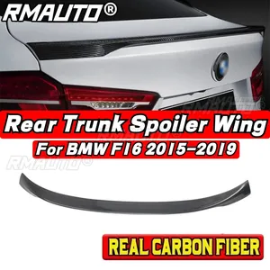 BMW F16 Car Rear Trunk Spoiler Body Kit Gloss <b>Black</b> Car Rear Spoiler <b>Wing</b> for BMW X6 F16 2015 2016 2017 2018 2019 Exterior Part - Product Image 1