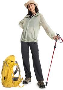 <span class=keywords><strong>Pantaloni</strong></span> <span class=keywords><strong>Cargo</strong></span> Vintage da <span class=keywords><strong>Donna</strong></span> Kippo Convertibili con Zip Staccabile ad Asciugatura Rapida per Escursionismo, Campeggio, Viaggi, Pesca, Safari - Product Image 6