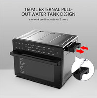 OEM Horno Freidora de Aire de Acero Inoxidable de 30L con Asador y Control Digital Multifunción (Freír al Aire/Rostizar/Hornear/Deshidratar) para Uso Doméstico