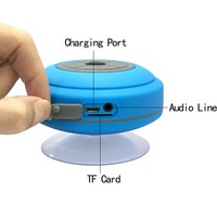 China fabricante Q9 portátil al aire libre LED Subwoofer ducha música caja de sonido inalámbrico impermeable BT altavoz móvil con TF/FM/AUX