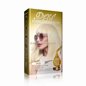 Dexe OEM Private Label Professional Salon Low Ammonia Hair Dyeing Herbal Hair Dye Color Cream Permanent Coloring 18 Colour