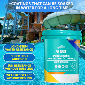 Pintura de Revestimiento Impermeable <span class=keywords><strong>para</strong></span> <span class=keywords><strong>Piscinas</strong></span> de Dos Componentes a Base de <span class=keywords><strong>Cemento</strong></span>, Resistente a la Inmersión Prolongada en Agua, con Opciones de Color Personalizadas - Product Image 1