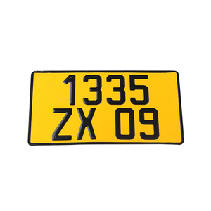 Phụ Kiện Xe Máy Tùy Chỉnh Kích Thước Tùy Chỉnh Nhôm Trống Biển Số Xe - Product Image 1