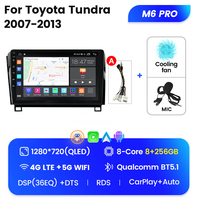 MEKEDE M7 PLUS Android Auto Car-play 2K QLED Bildschirm Autoradio für Toyota Tundra 2007-2013 BT 5.1 Auto-Player