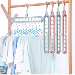 Séchoir à linge rotatif 360° à 9 trous, écologique, gain de place, pliable, en plastique, pour vêtements et manteaux - Product Image 6