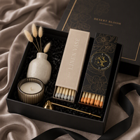Allumettes en bois élégantes personnalisées avec impression de marque pour bougies parfumées – Vente en gros pour boutiques