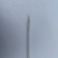 Câble de communication téléphonique en cuivre massif Guda, modèle HBVV, 12V, 0,5 mm, 0,8 mm, isolé en PVC, gaine en PVC, usage domestique, 2 conducteurs