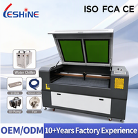 Machine de découpe et gravure au laser CO2 1390/1313, haute précision, refroidissement par eau, pour acrylique, bois, plastique, cuir