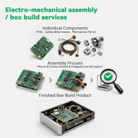 Service EMS personnalisé : Assemblage de cartes PCBA et de boîtiers pour dispositifs connectés (BOM, fichiers Gerber inclus), certifié ISO9001, finition de surface HASL