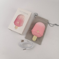 Kundenspezifische Verpackung Vibrator Großhandel Eiscreme-Dessert-förmiger Vibrator Reisefreundlicher Mini Niedlicher Erwachsenen-Neuheiten-Geschenk