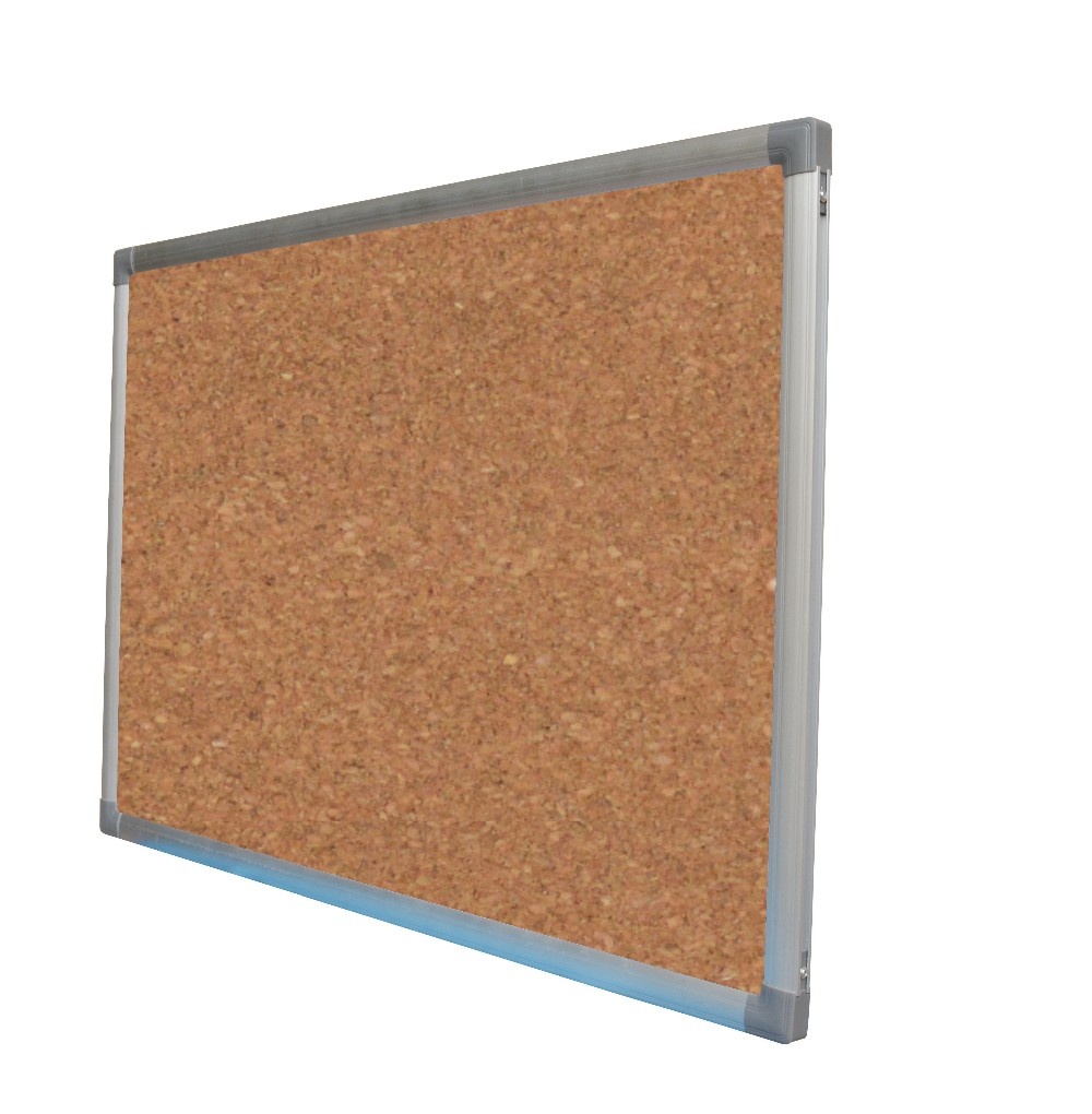 Wholesale Price Office Cork Message Bulletin Board With Silver-aluminum Frame