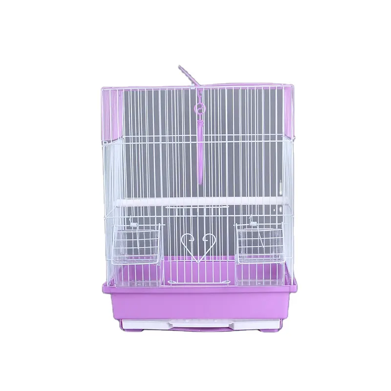 Factory supply shaped powder coated metal carry breeding cages wire pet parrot bird cage