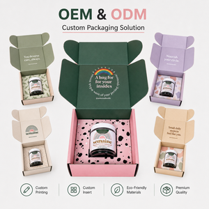 Caja de embalaje de cartón corrugado plegable personalizada de fábrica para envíos de suplementos, con inserto de cartón troquelado personalizado para embalaje de regalos - Product Image 3