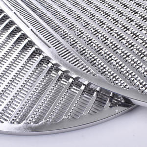 Maille filtrante de conception de cercle de trou convexe de feuille d'acier inoxydable micro perforée pour des panneaux de plateaux de plaque maille convexe d'écran de trou - Product Image 1