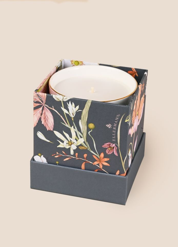 Luxury Jars Lid Candles Packaging Boxes 350g Paperboard Private Labels