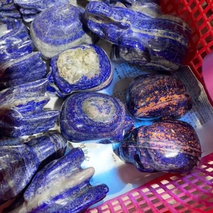 Venta al por Mayor de Calaveras Talladas en Lapislázuli Natural de Alta Calidad, <span class=keywords><strong>Elefante</strong></span>, Cabeza de Dragón, Cristales Curativos, Artesanías de Feng Shui, Decoración para el Hogar - Product Image 3