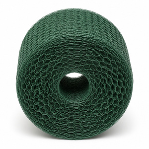 <span class=keywords><strong>Grillage</strong></span> hexagonal tissé en PVC et acier noir, fil de 1,8 mm, hauteur 1,0 m, rouleau de 45 m, ouverture 25 mm, pour enclos extérieur pour cochon d'Inde - Product Image 5