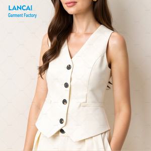 Conjuntos de <span class=keywords><strong>Dos</strong></span> <span class=keywords><strong>Piezas</strong></span> de Ropa de Trabajo Premium, Traje de Oficina Elegante para <span class=keywords><strong>Mujer</strong></span>, Chaleco y Pantalones de Vestir, <span class=keywords><strong>Conjunto</strong></span> Coordinado Personalizado para <span class=keywords><strong>Mujer</strong></span> - Product Image 2