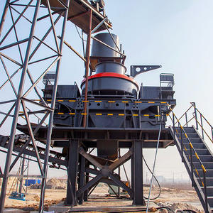 Planta de fabricación de arena para minería y canteras con trituradora de roca de impacto de eje vertical VSI, motor de CA, rodamientos, engranajes, sílice y piedra caliza - Product Image 1