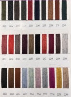 Fil mélangé teint 50NM/2 28% PBT 72% Viscose, filé à cœur cristallin, écologique, pour broderie et couture de pulls – Stock important
