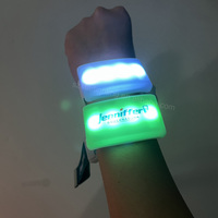 Starshining usine personnalisé nylon réglable DMX télécommande centrale programmable LED bracelet lumineux pour les événements