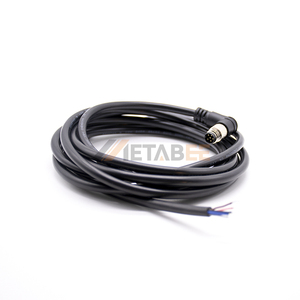 Connecteur circulaire droit M8 M8-6 moulé pour câble de capteur, mâle-femelle, avec code A, 2, 3, 4 broches, 1m, 2m - Product Image 1