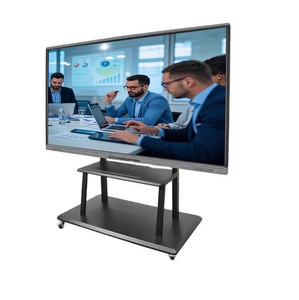 Tableau blanc interactif 4K de 85 pouces en gros, écran tactile LCD Android Windows, 20 points de contact, verre anti-reflet de 4 mm, 120 Hz pour salle de classe - Product Image 1