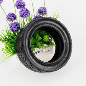 Xe tay ga 90/65-6.5 không săm lốp van phẳng đường bộ phận lắp ráp lốp cao su cho xe điện 11 inch lốp xe - Product Image 6
