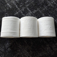 Rouleau de papier toilette en vrac écologique 50 pièces, Jumbo, doux, en pâte de bois vierge, mouchoirs avec noyau