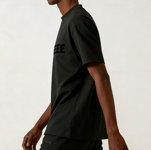 T-shirt ESS da uomo con scritta <span class=keywords><strong>GOD</strong></span> a doppia linea, a maniche corte, vestibilità ampia, 100% cotone 260g, tinta unita - Product Image 3