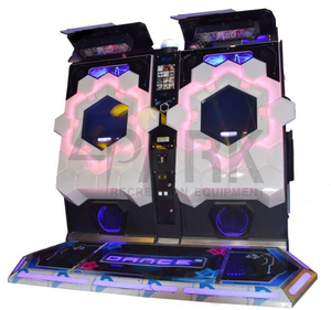 เครื่องเล่นเกมดนตรีหยอดเหรียญ เกมเต้นรำแบบลูกบาศก์ คอนโซลวิดีโอเกม ตั๋วลอตเตอรี เกมแข่งรถจำลองในห้องนักบิน - Product Image 6