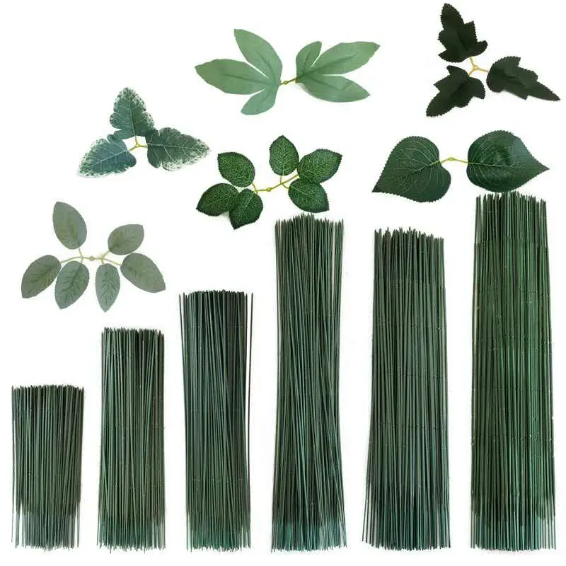 Wholesale eco-friendly colorful flower sticks waxed dyed bamboo sticks