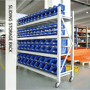 Stainless Steel Swivel Casters 4 Tier NSF Certified Commercial Metal Shelving Unit With Wheels Warehouse <b>Storage</b> Solution - Product Image 2