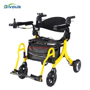 Hot Lightweight Folding Elderly <b>Disabled</b> Outdoor Mobility Scooter <b>Walker</b> Shopping Cart Motorized Electric Rollator Wheelchair - Product Image 4