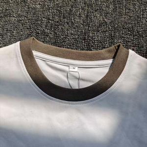 T-shirt da <span class=keywords><strong>donna</strong></span> <span class=keywords><strong>slim</strong></span> <span class=keywords><strong>fit</strong></span> di alta qualità, all'ingrosso, semplici, bianche, in cotone, girocollo, crop top, personalizzabili - Product Image 2