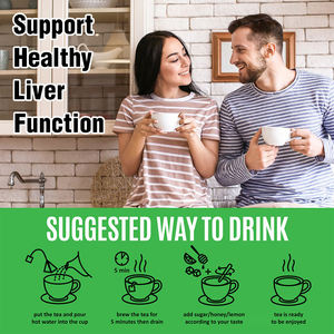 Teh Tisane Bebas Kafein Kemasan Kantong Label Pribadi OEM Mendukung Kesehatan Detoksifikasi Hati - Product Image 5