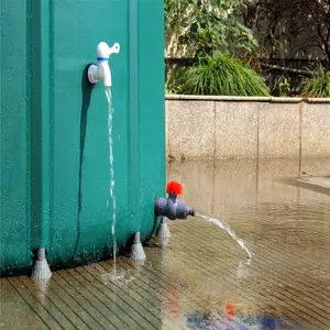 collapsible hydroponic reservoir 100 gallon pvc garden rain barrel/water butt price