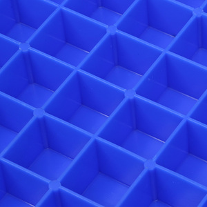 Paleta de Plástico Hengfeng 1210 Plana de Nueve Patas Azul con Entrada de 4 Vías de Una Sola Cara para Uso en Logística de Almacén y Fábrica - Product Image 1