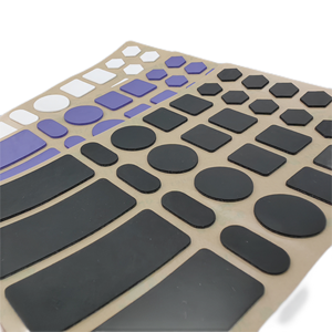 Ultra Thin 0.5mm Mouse Anti slip Stickers Sweat Absorbent Pu Universal DIY Gaming Mouse Grip Tape