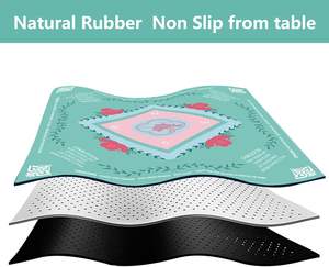 Tapis de Mahjong pour table, réduction du bruit, antidérapant, tapis de jeu pour cartes, Blackjack, Mahjong, Poker, jeux de société - Product Image 2