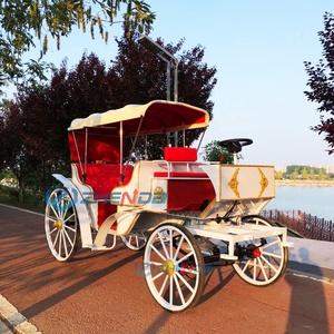 Sightseeing Carriage High Quality Electric Carriage Factory Direct Sale Low Price Three <b>Rows</b> Princess Carriage - Product Image 3