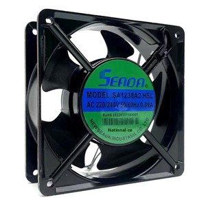 Ventilador Original SEADA SA1238A2 HSL HBL AC 220-240V con Marco de Aluminio y Rodamiento de Bolas - Product Image 2
